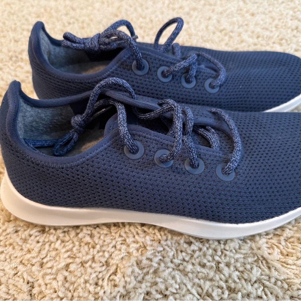 Allbirds Blue Sneakers Lightweight Breathable Design - Tree Runner